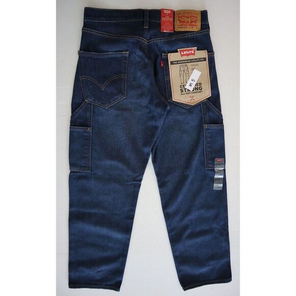 Levi's A11360004 Men's Sz 29x30 Blue The Workwear Utility Fit Denim Jeans - Picture 2 of 8